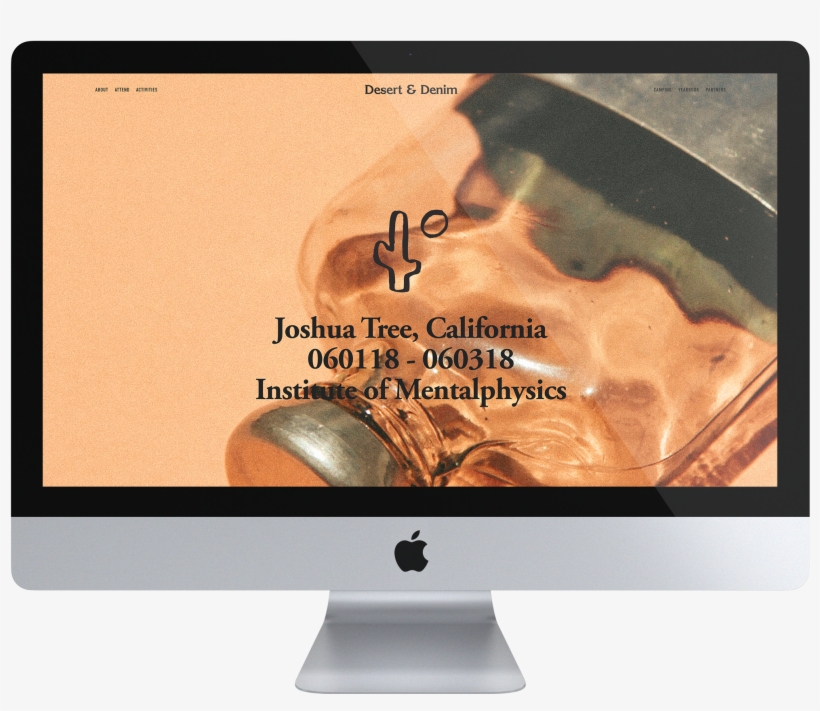 Poster Design For The Joshua Tree Swim Club - Computer Monitor, transparent png