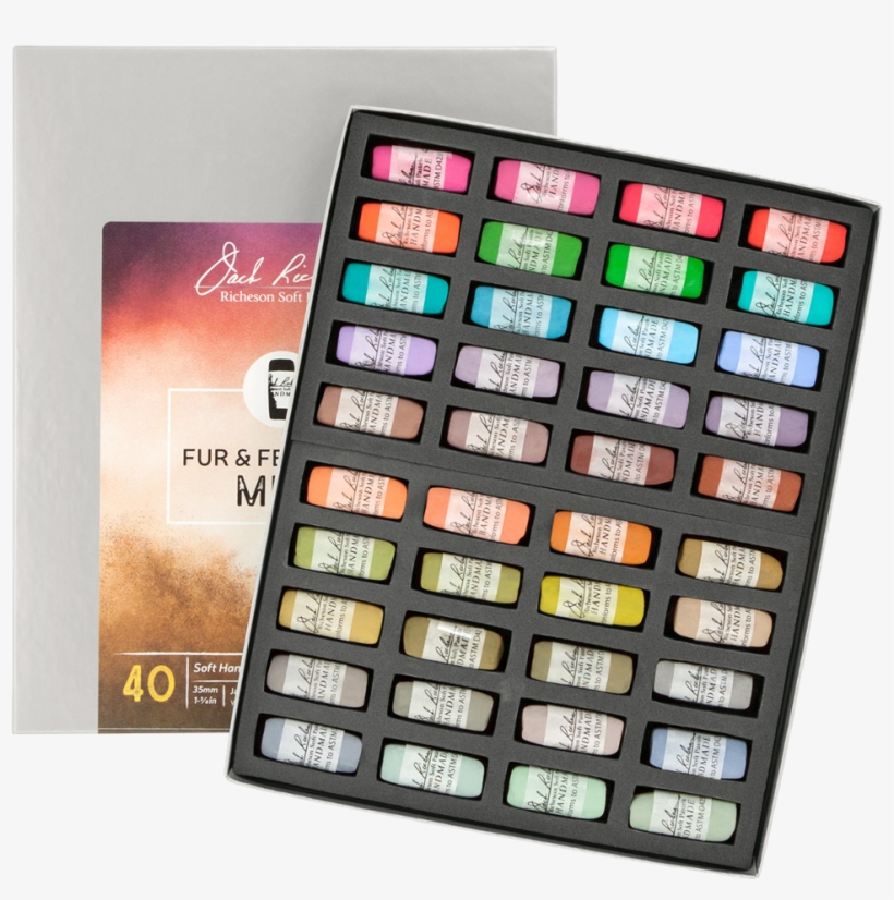 Richeson Soft Handrolled Pastels Set Of - Richeson Soft Handrolled Pastels Set Of 40 - Color:, transparent png