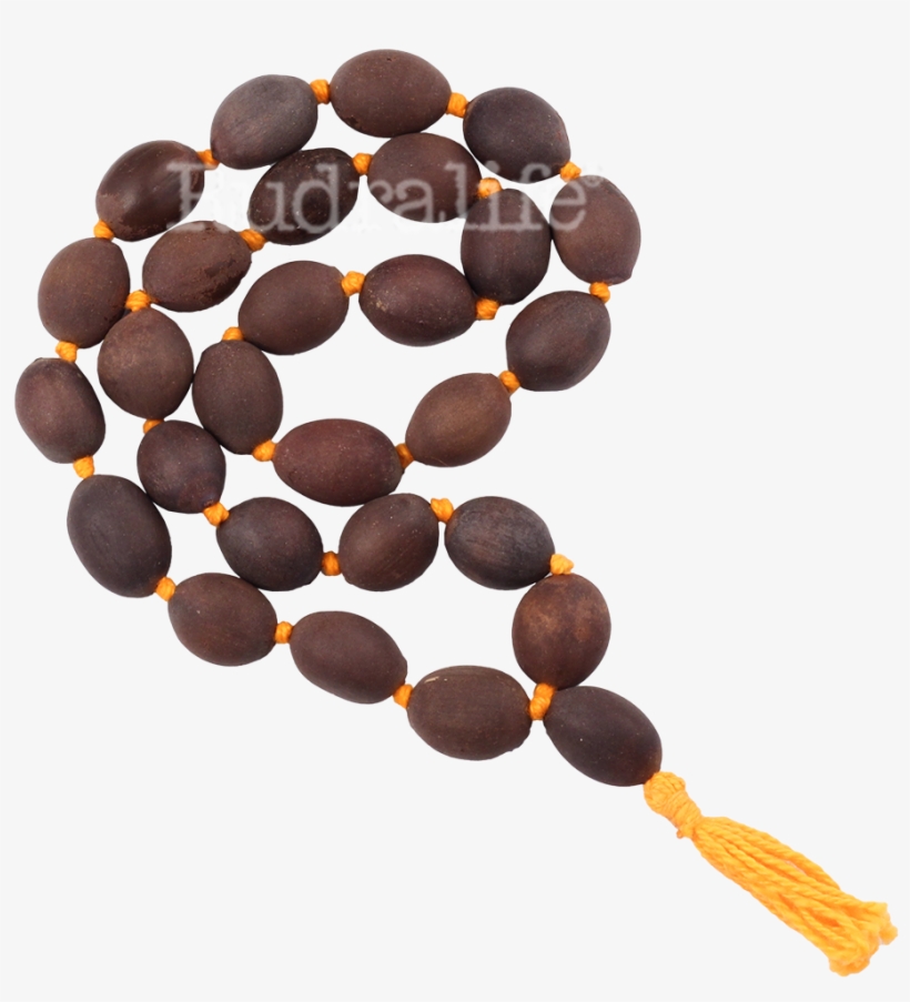 Lotus Beads Mala - Chocolate, transparent png