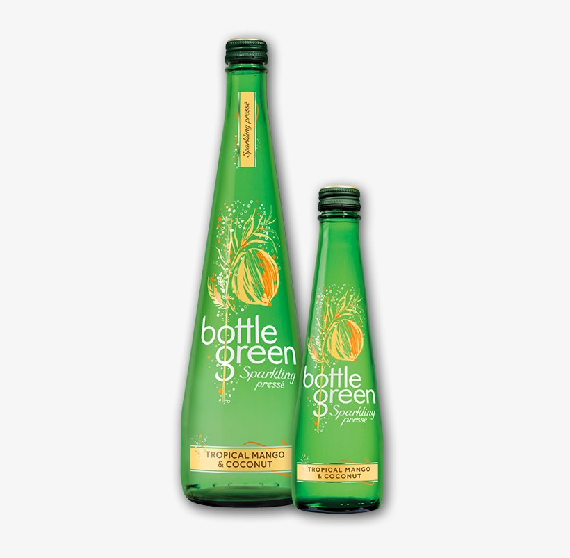 Tropical Mango & Coconut Pressé - ボトルグリーン スパークリング 発泡炭酸水 グラス(ビン) アソートセット 3種各4本入 1ケース(, transparent png