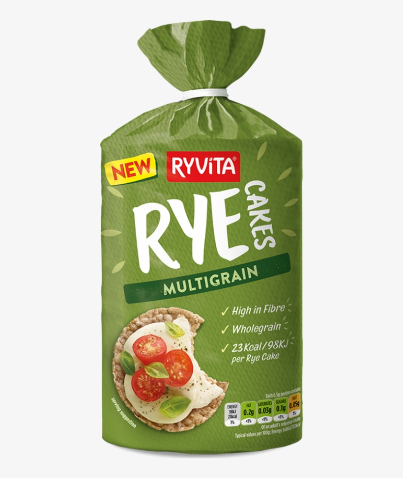 Multigrain Rye Cakes - Ryvita Rye Cakes Multigrain, transparent png