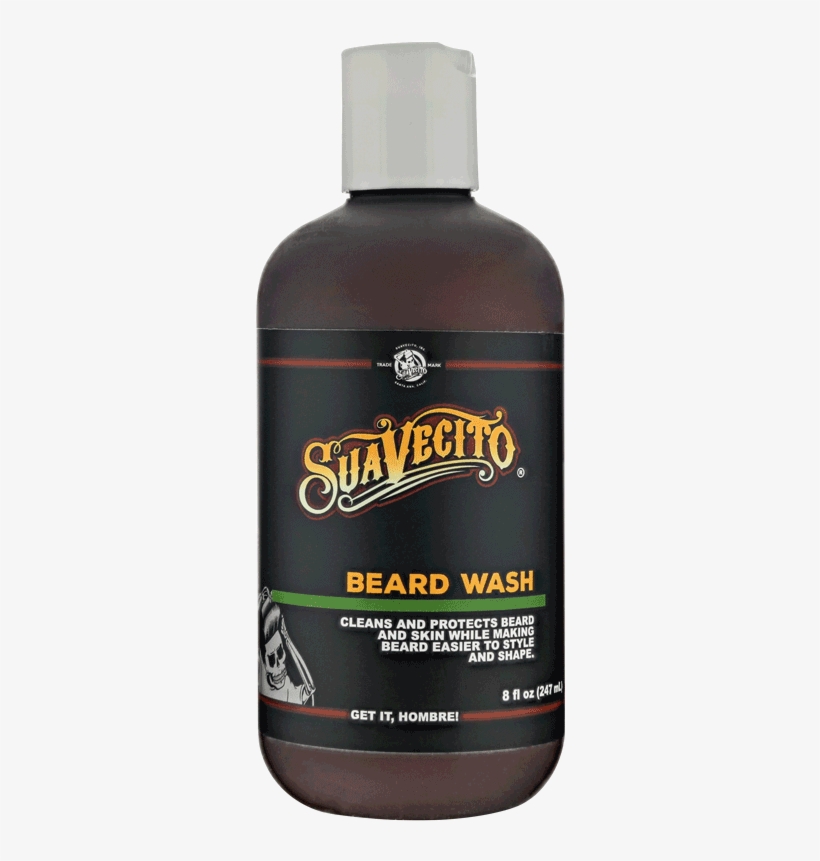 Beard Wash 8 Oz - Shaving Creme By Suavecito 8 Oz Shaving Creme For Men, transparent png