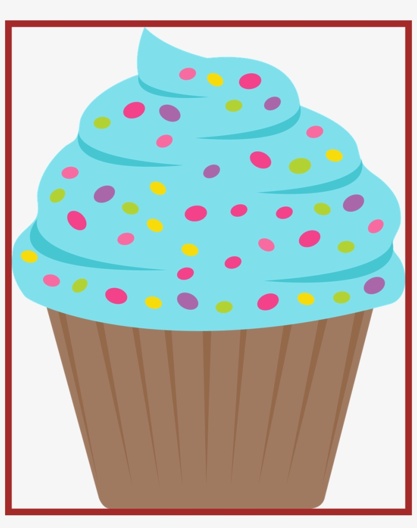 Incredible Chocolate Ice Cream Transparent Png Clip - Cupcake Clipart, transparent png