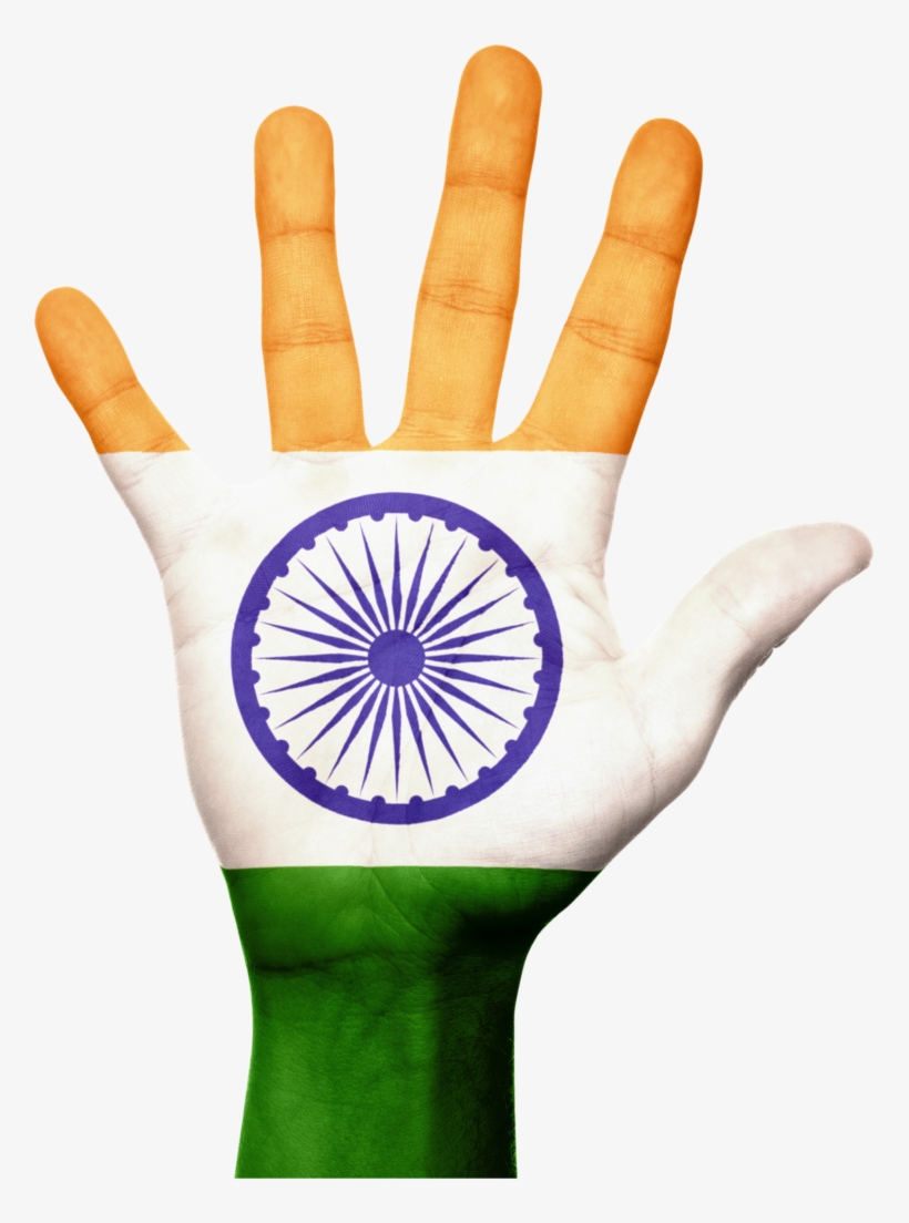 Indian Flag Images, Indian Flag Images Hd, Images Of - Indian Flag On Hand, transparent png