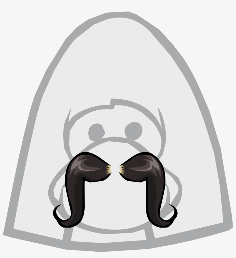 Western Mustache Icon - Club Penguin Mustache, transparent png