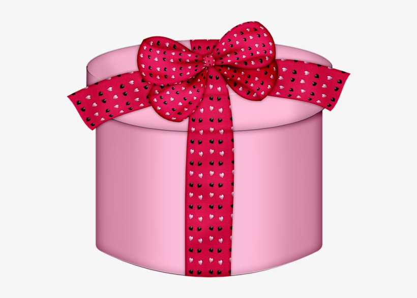 Pink Heart Round Gift Box Png Clipart - Scatola Con Sorpresa Gif, transparent png
