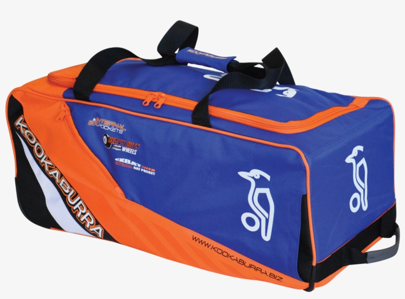 Buy Cricket Kit Bags Online - Kookaburra 2017 Pro 2500 Wheeled Cricket Bag Black, transparent png