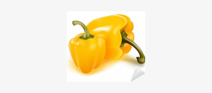 Ripe Yellow Peppers - Free Vector Vegetables, transparent png