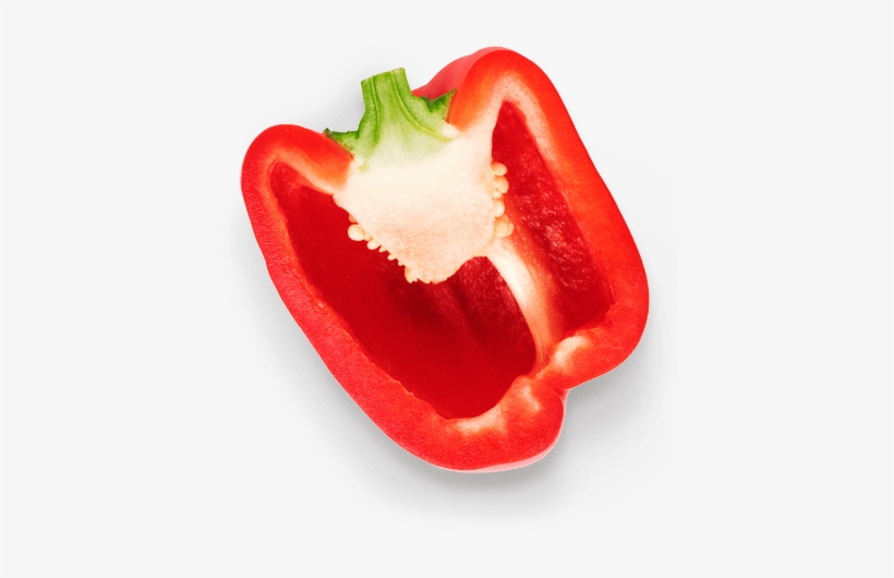 Left Vignette - - Red Bell Pepper, transparent png