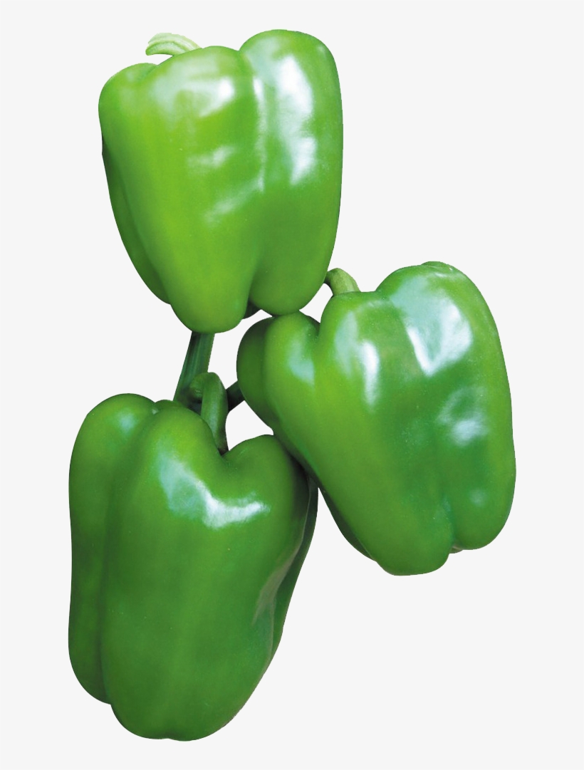 Green Capsicum - Bell Pepper, transparent png