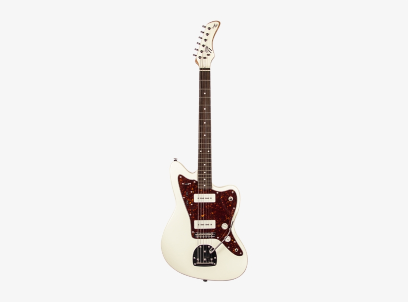 Steppin' Out - Squier Vintage Modified Jazzmaster White, transparent png