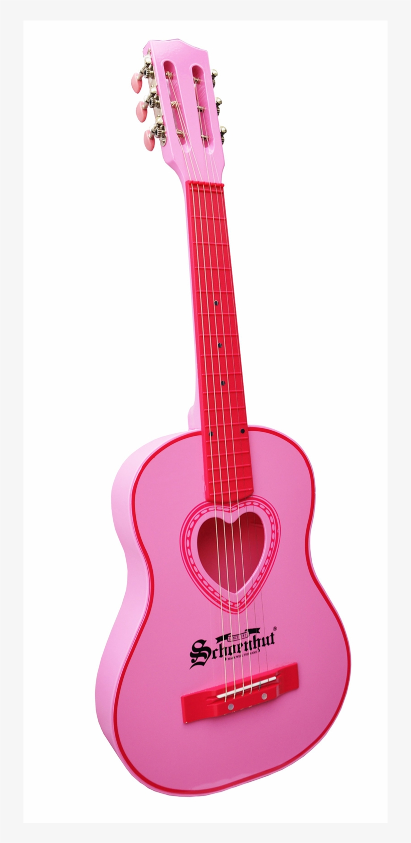 Schoenhut Acoustic Guitar Pink - Schoenhut Acoustic Guitar (pink), transparent png