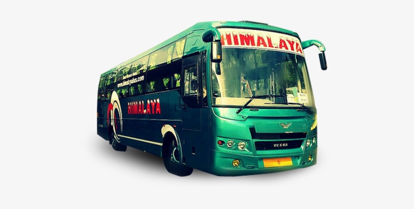 Bus 1 - New Himalaya Travels Volvo, transparent png