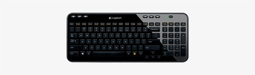 Wireless Keyboard K360 Space Saving, Full-size Keyboard - Wireless Keyboard, transparent png
