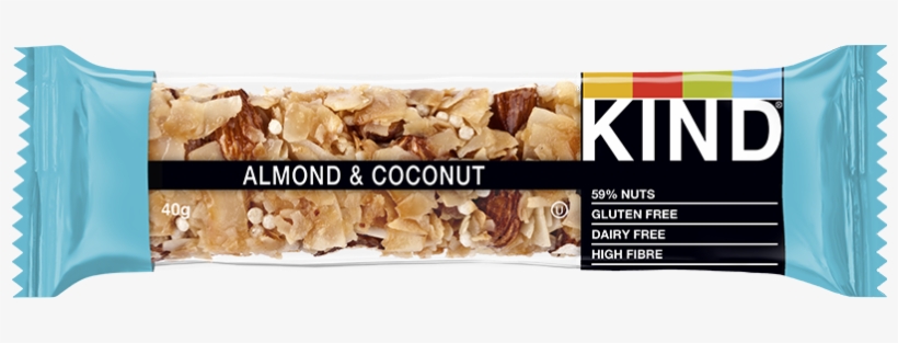 Whole Almonds - Kind Bars, Almond & Coconut, Gluten Free, 1.4 Ounce, transparent png