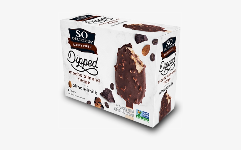 Mocha Almond Fudge Bars - So Delicious No Sugar Added, transparent png