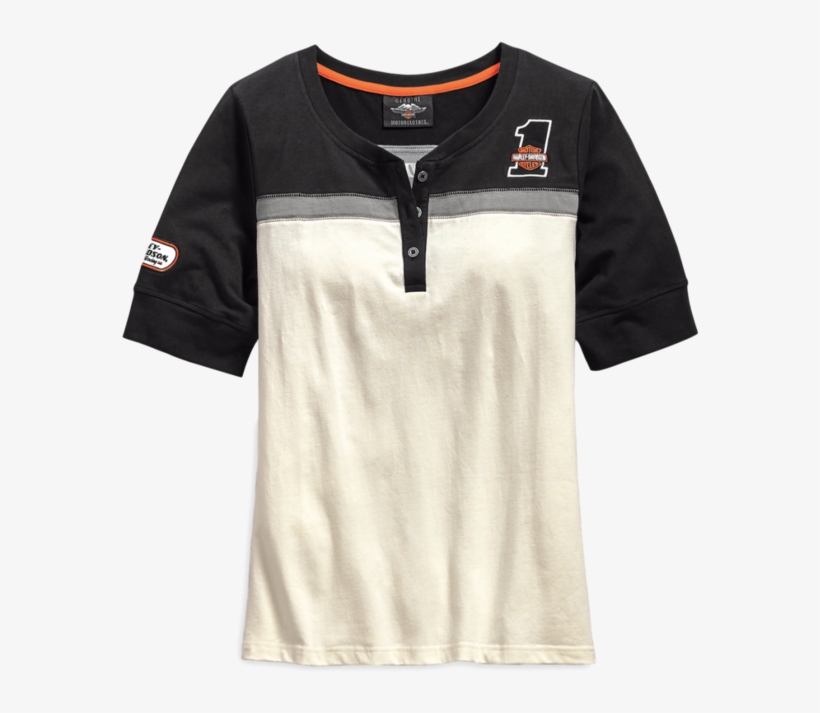 Women's H-d Racing Short Sleeve Henley - Henley Shirt, transparent png