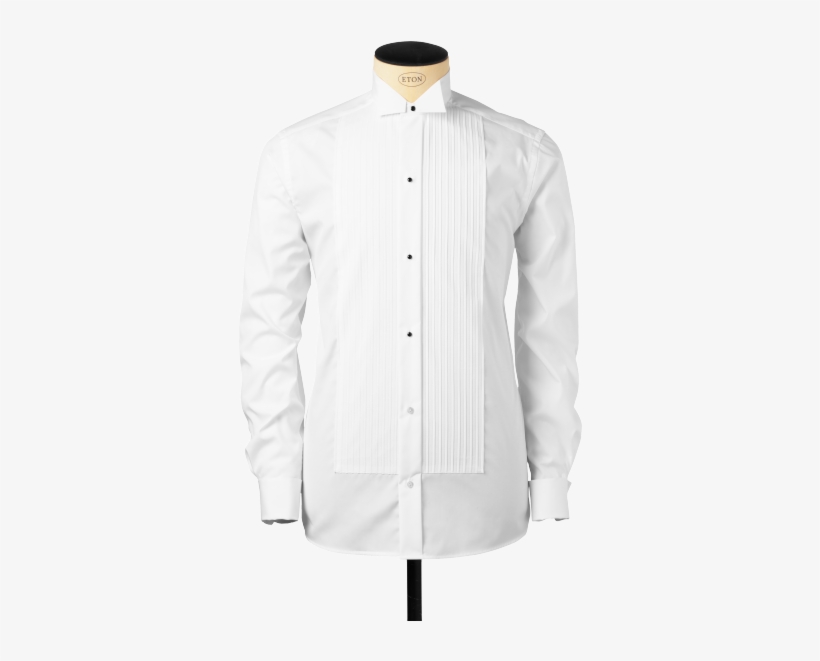 Savoy Plisse Eton Shirt - Eton Pique Black Tie Shirt, transparent png