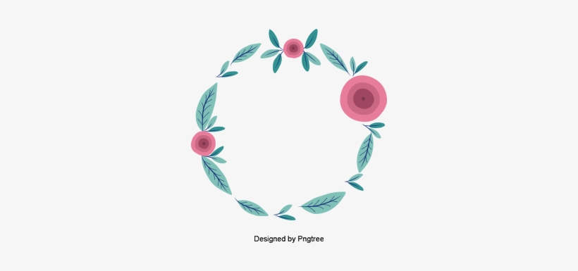 Fresh And Elegant Watercolor Wreath, Watercolor Clipart, - Circle, transparent png