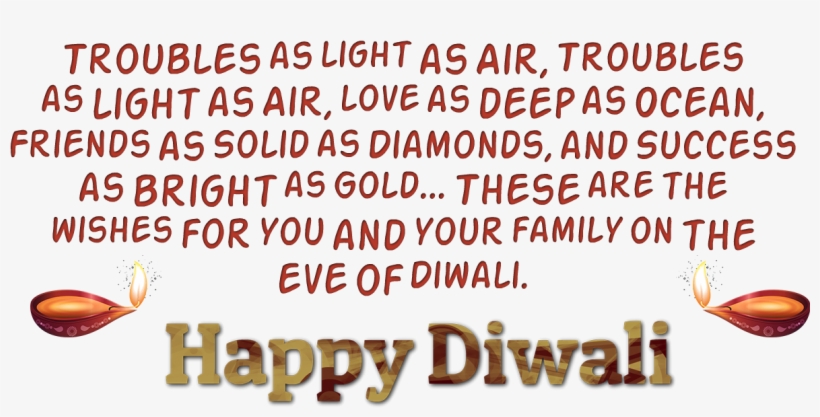 Diwali Messages Png Photo - Art, transparent png