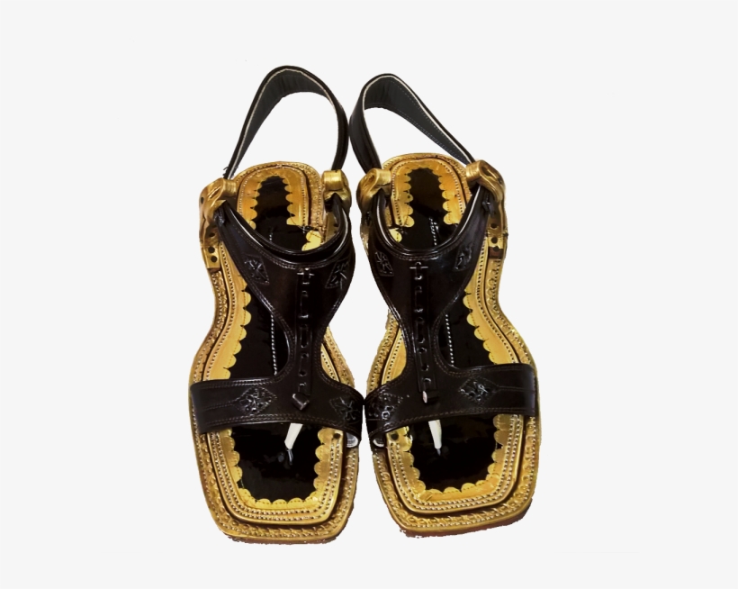 Chappal Black - Peshawari Chappal, transparent png