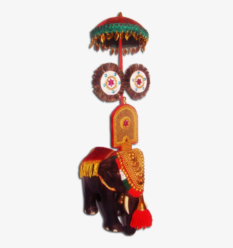 More Views - Elephant With Nettipattam Png, transparent png