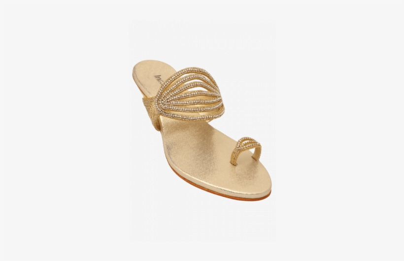 5 Womens Ethnic Slipon Heel Chappal - Slipper, transparent png