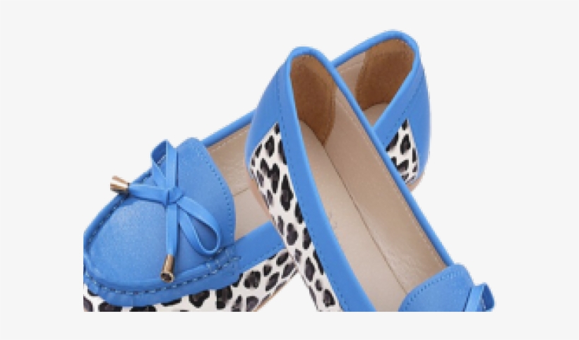 Flat Shoes Png Transparent Images - Leopard Print Women Ladies Flats Casual Faux Leather, transparent png