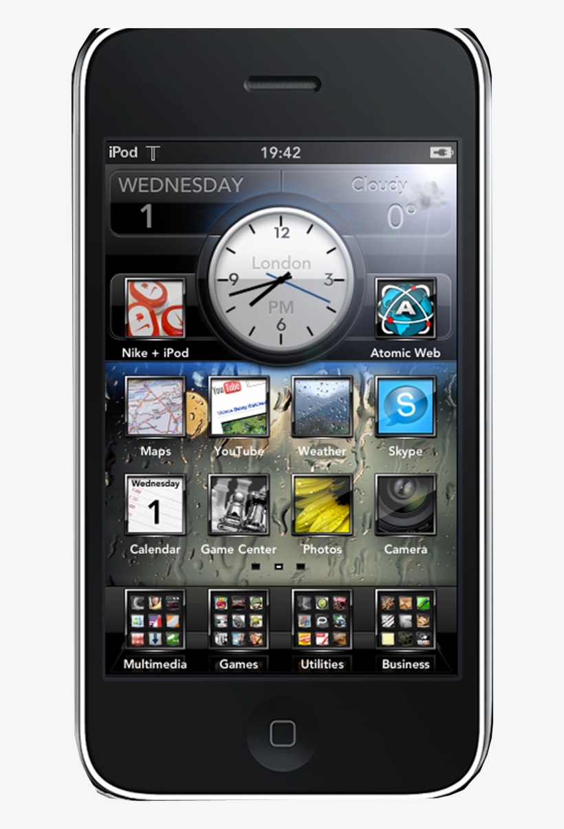 Timelesshd-ipod - Elite Pro Hd Theme, transparent png
