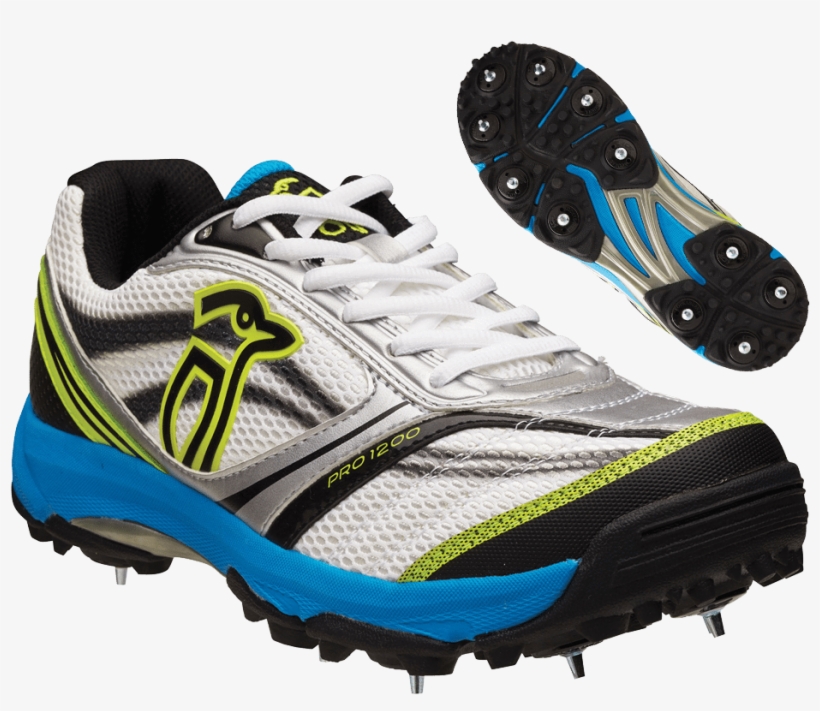 Kookaburra Pro 1200 Spike - Kookaburra Pro 1200 Rubber Junior Cricket Shoe, transparent png