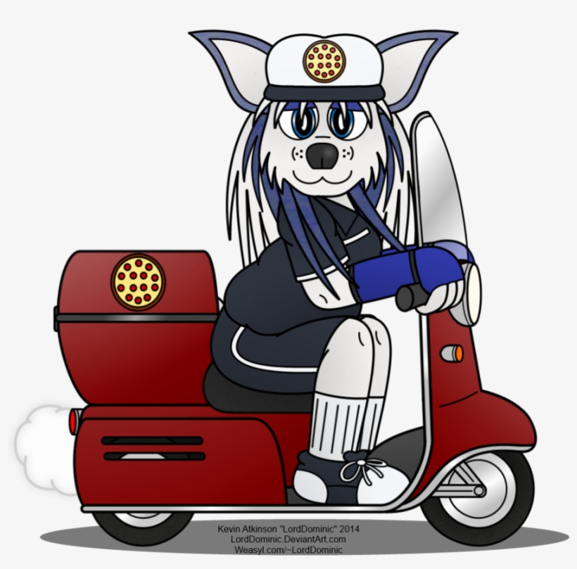 Delivery By Lorddominic On Deviantart - Scooter, transparent png