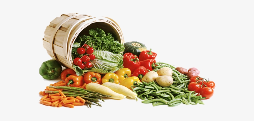 Veggie Basket Enjoy Shared Vegetarian Meals And Satsang - Basket Full Of Vegetables, transparent png