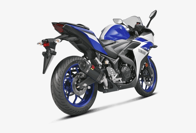 Akrapovic Carbon Slip-on Exhaust Yamaha R3 - Yamaha R3 Akrapovic, transparent png