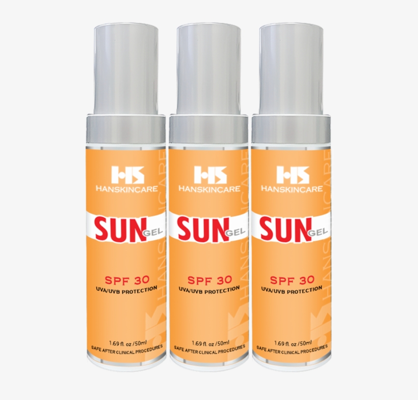 [hd]x3 Hanskincare Clear Sun Gel Spf 30, Uva/uvb - Cosmetics, transparent png