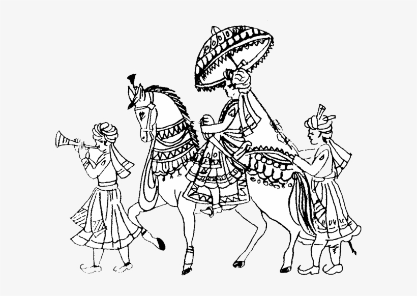 Welcome To Wedvenue - Clipart Wedding Couple Indian, transparent png