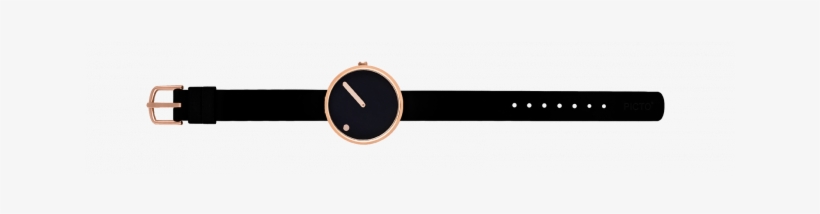 30 Mm Black/polished Rose Gold - Rosendahl 43369 Damenuhr Und Herrenuhr, transparent png