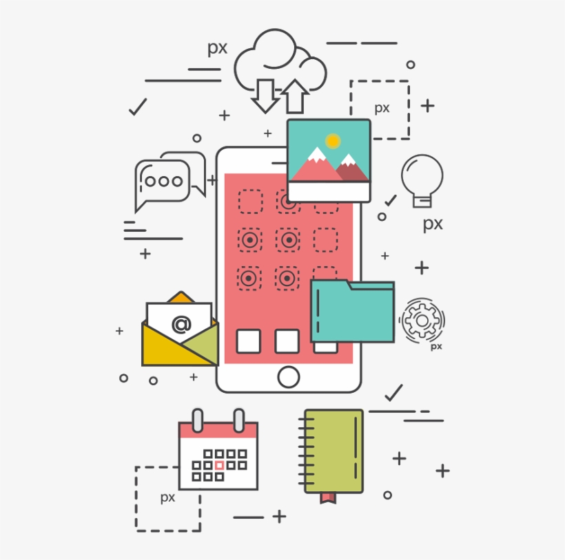 Casestudies-apps - Diagram, transparent png