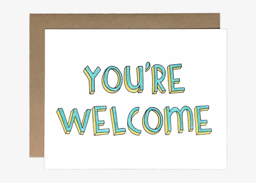 You're Welcome, transparent png