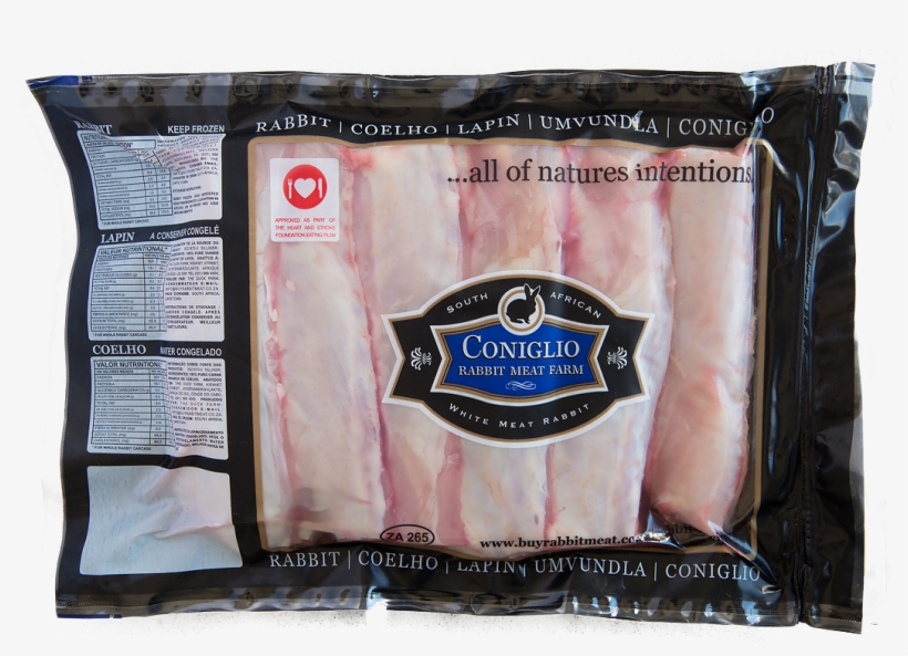 Hospitality Rabbit Loin Portions - Throw Pillow, transparent png