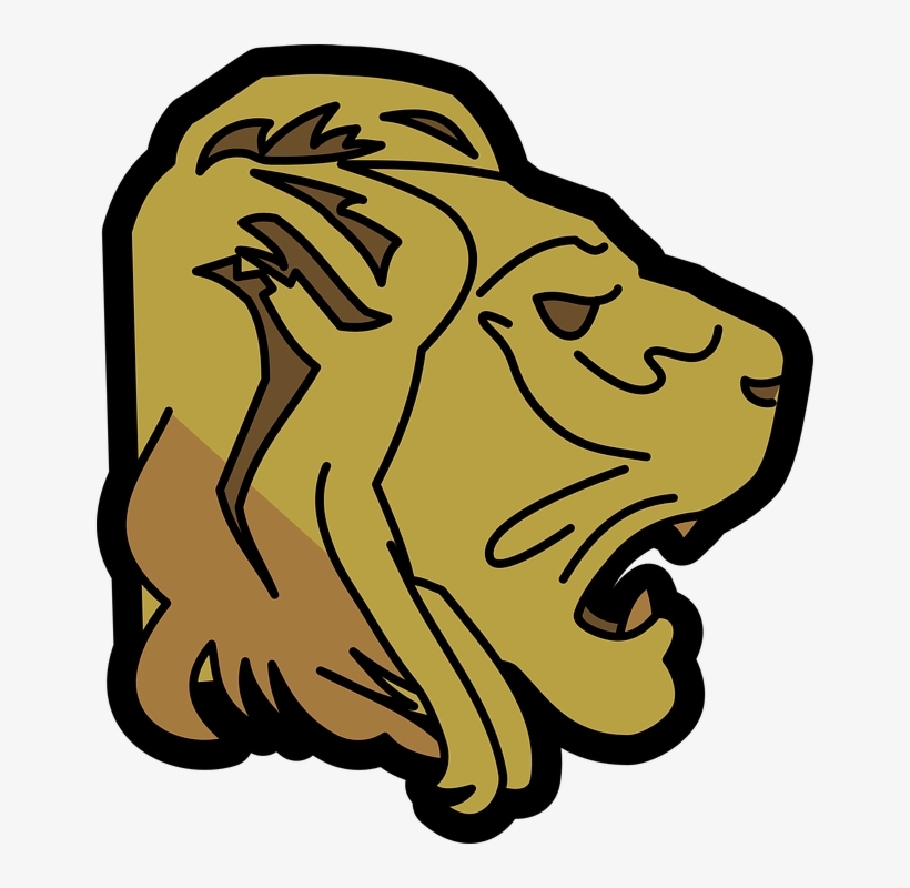 Cute Lion Cartoon Royalty Free Cliparts, Vectors, And - Animated Lion Head, transparent png