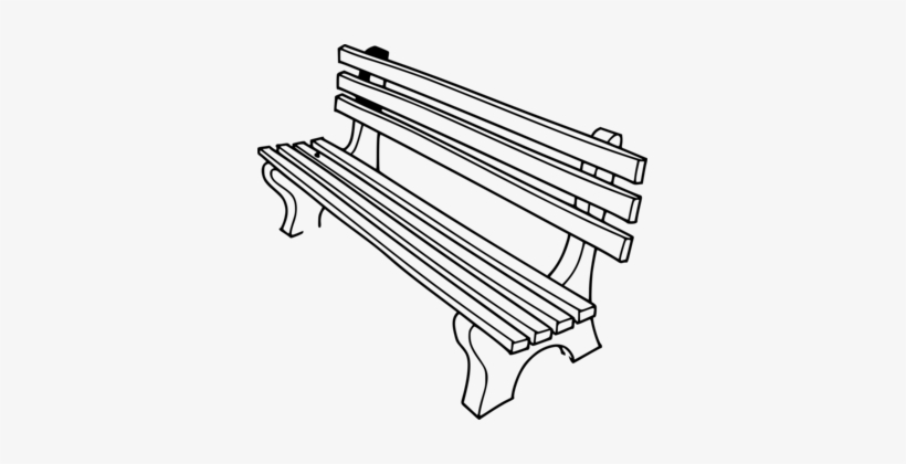 Fsa Srl Line Art Monday - Bench, transparent png