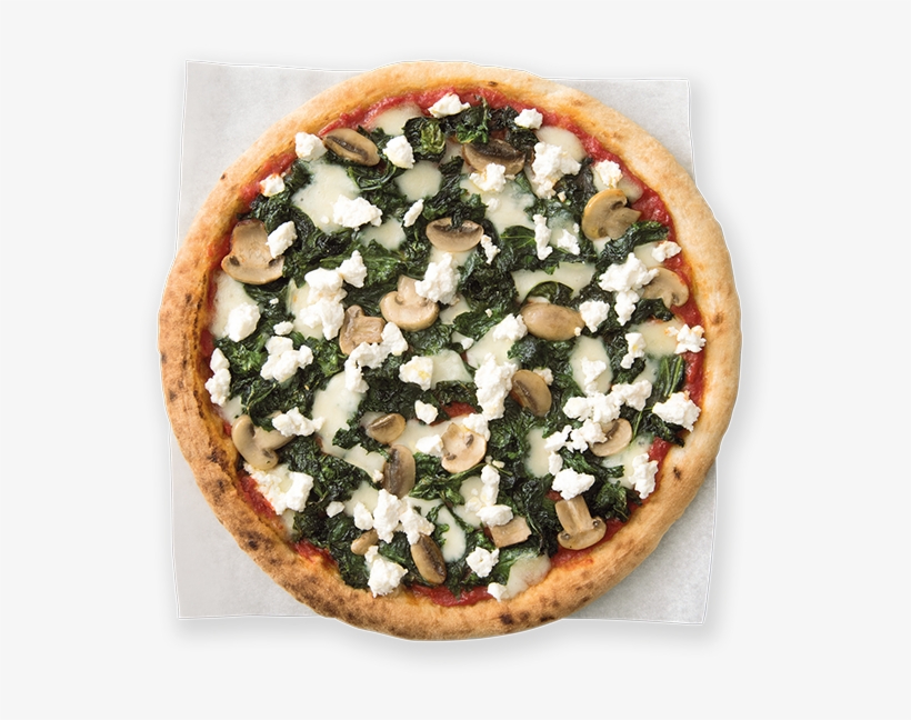 Kale & Ricotta - California-style Pizza, transparent png