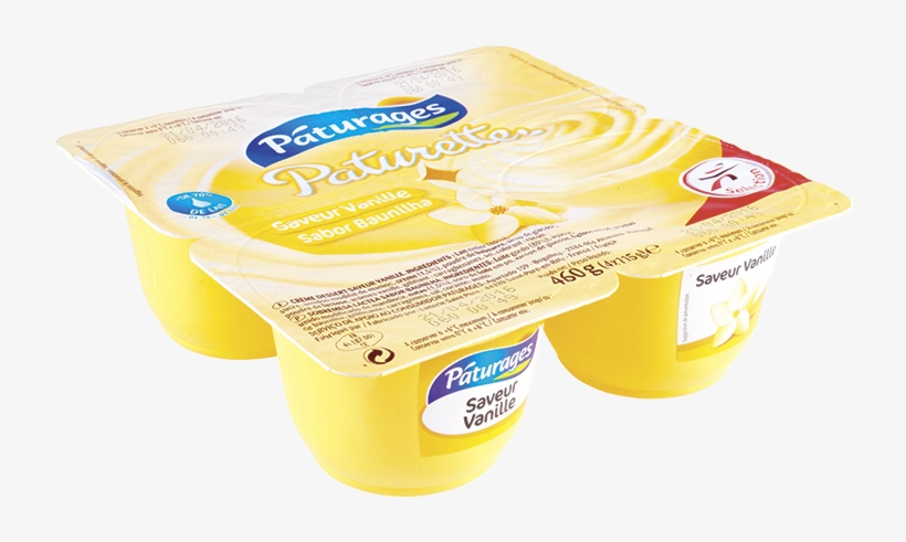 0675 Cd Vanille 4x115g Paturages - Box, transparent png