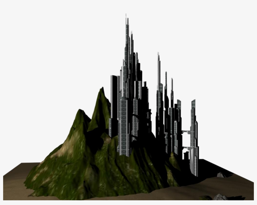 Sci Fi City Png, transparent png