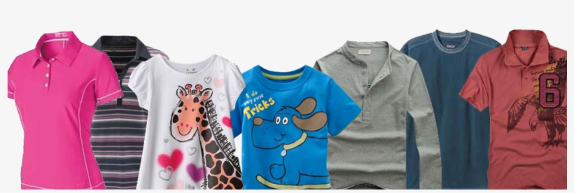 Men's Women's Kids - Garments Png - 1003x305 PNG Download - PNGkit