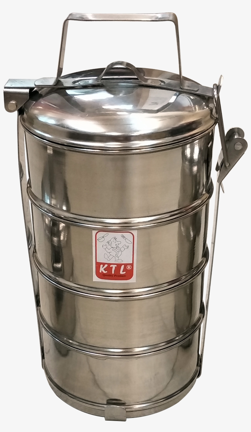 Ktl S/s 4 Layer Thai Tiffin Carrier - Food Steamer, transparent png
