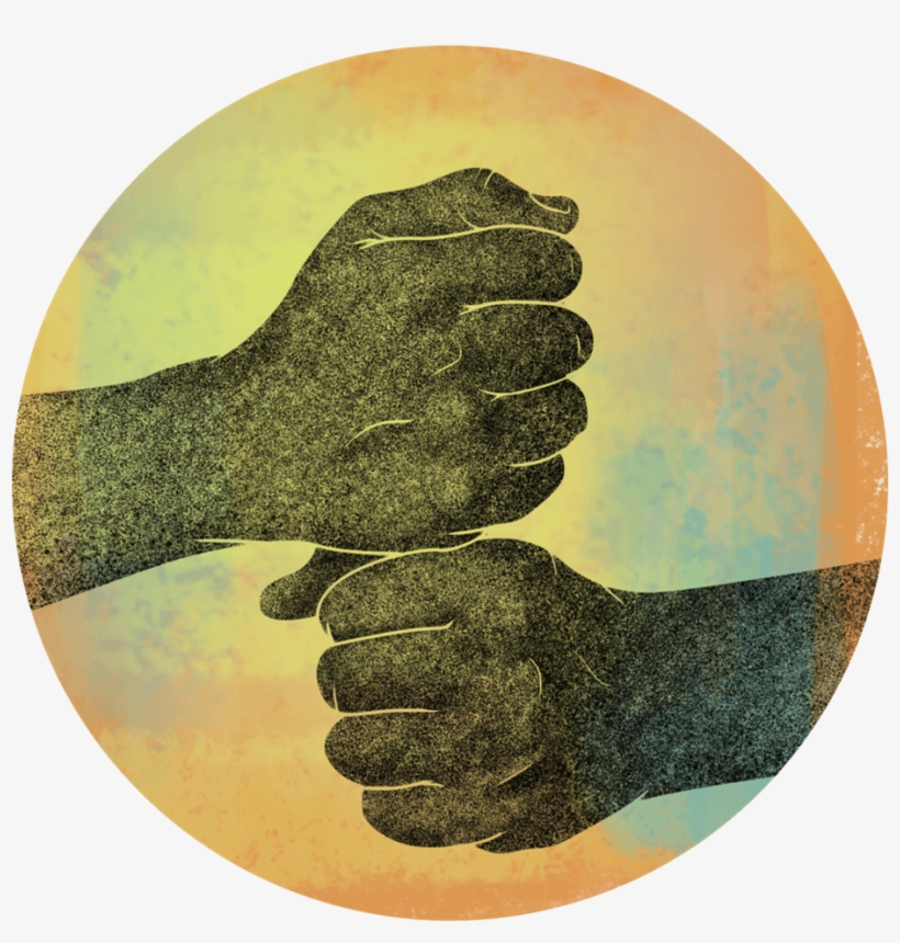 Kundalini Mudra - Right Fist On Top Of Left Fist, transparent png