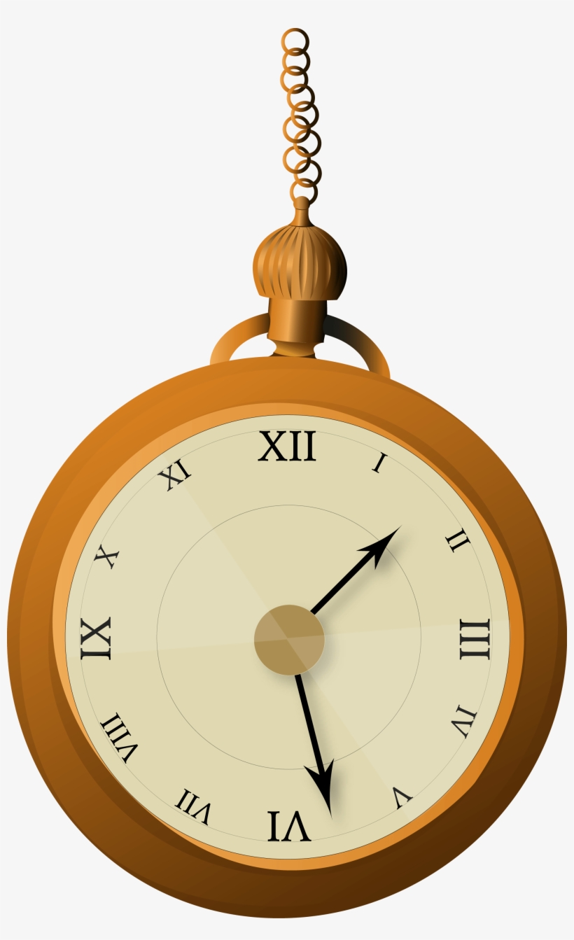Pocket Watch Clipart Old School - Watch, transparent png