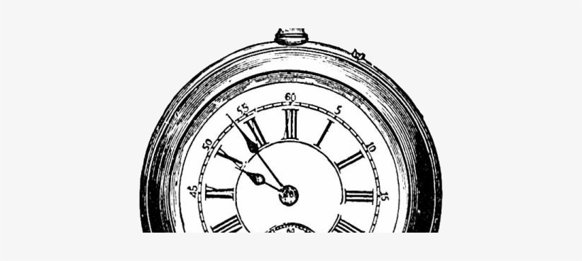 Pocket Watch Clipart - Relógio De Bolso Antigo, transparent png