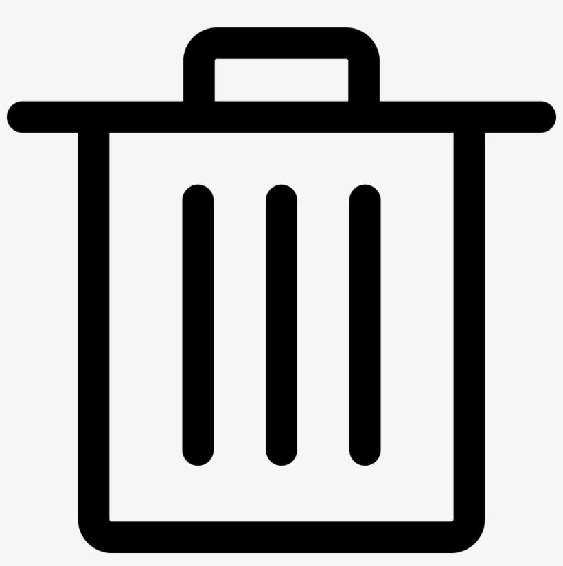 Manage The Delete Button Of The Receiving Address - Trash Can Icon Png, transparent png